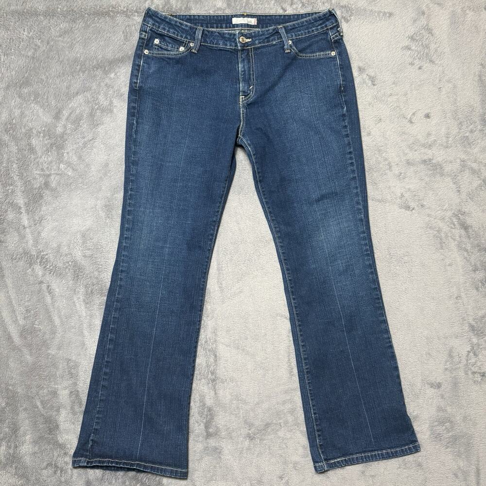 Levis 545 Bootcut Womens Jeans Size 14M Mid Rise Blue Denim Y2K Hong Kong